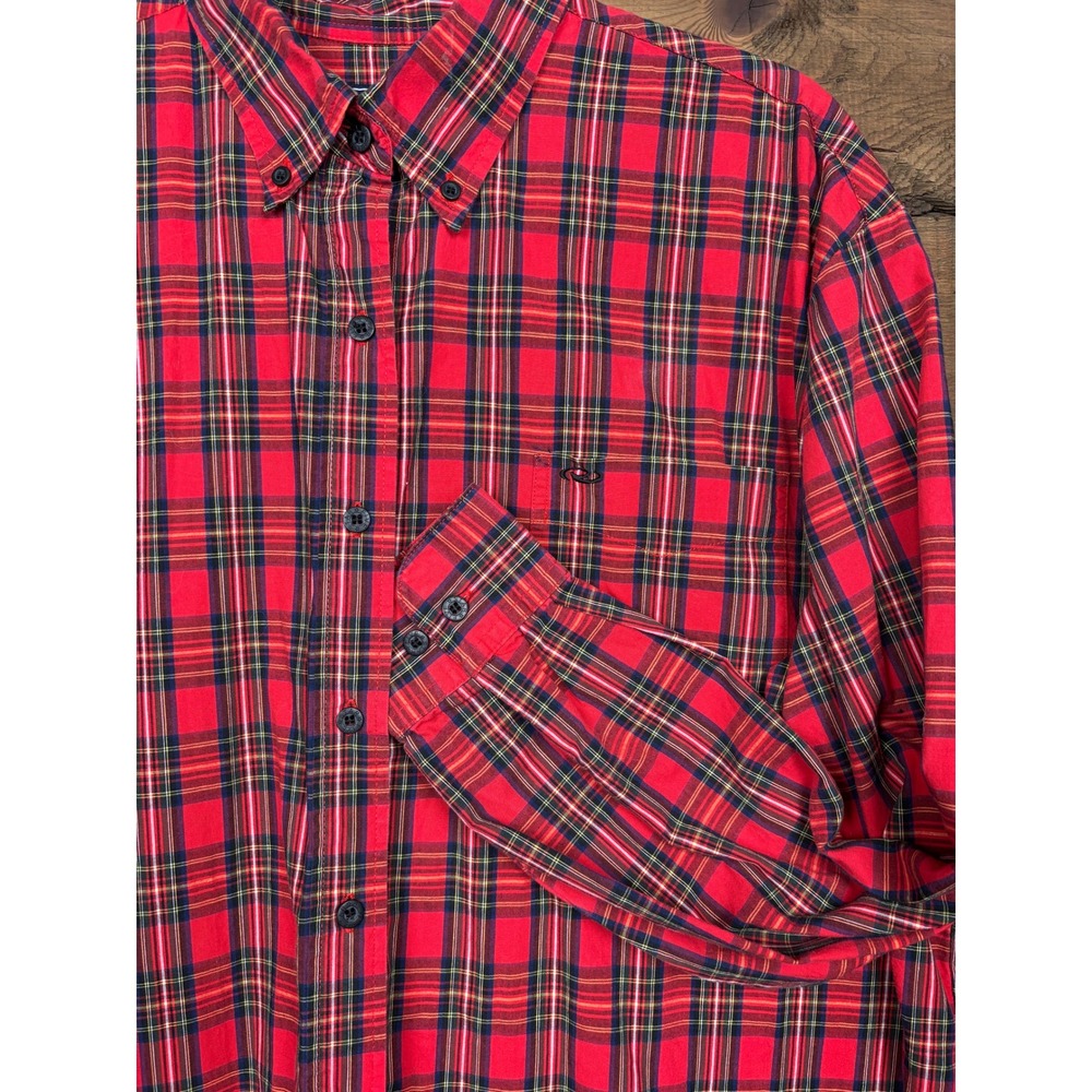 Roper Western Shirt Womens 1X Plus Red Plaid Long Sleeve Button Up